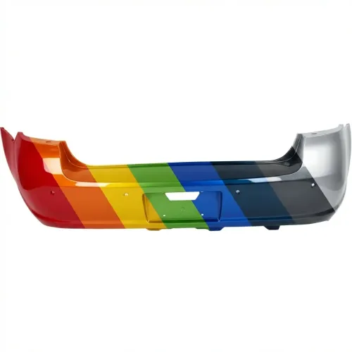 BUICK LUCERNE  REAR BUMPER COVER PRIMED (W/REAR & SIDE SENSOR)(W/VALANCE)**CAPA** OEM#25813569 2008-2011 PL#GM1100818C