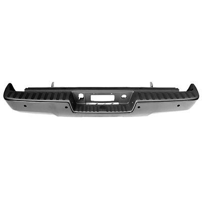 GM TRUCKS & VANS SILVERADO/PU 1500 (19 OLD STYLE) REAR STEP BUMPER ASSEMBLY BLACK (WO/SENSOR(WO/CORNER STEP)**CAPA** OEM#23108143-PFM (P) 2014-2019 PL#GM1103178C