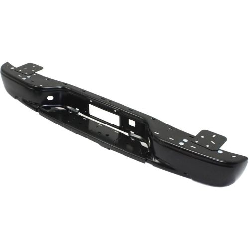 CADILLAC ESCALADE/ESCALADE ESV  REAR BUMPER FACE BAR ASSY BLACK (W/REINF)**CAPA** OEM#25871613 2002-2006 PL#GM1106664C