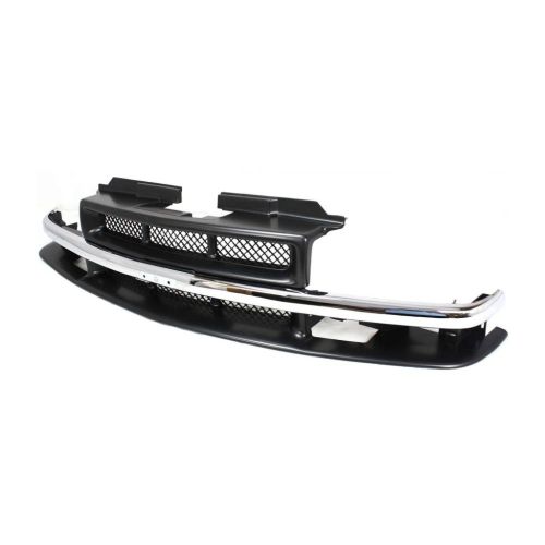 GM TRUCKS & VANS S10/SONOMA/PICKUP GRILLE W/CHR MLDG(MESH)(CHEVY) OEM#15048519 1998-2004 PL#GM1200419