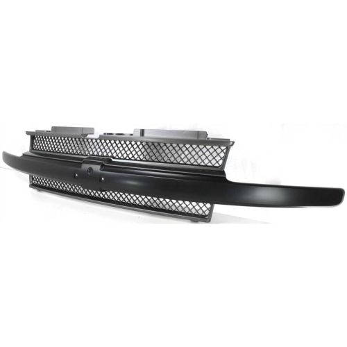 GM TRUCKS & VANS TRAILBLAZER GRILLE(W/BLK MLDG)(W/O HEAD/LAMP WASHERS) OEM#10358121 2002-2005 PL#GM1200470