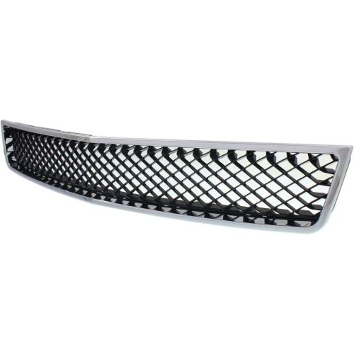 GM TRUCKS & VANS TAHOE (CHEVY) GRILLE LOWER CHROME FRAME/BLK MESH **CAPA** OEM#15835084 2007-2014 PL#GM1200553C