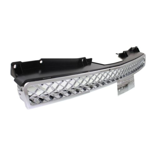 GM TRUCKS & VANS SUBURBAN (CHEVY) GRILLE UPPER CHROME FRAME/CHR MESH OEM#22830012 2008-2014 PL#GM1200590
