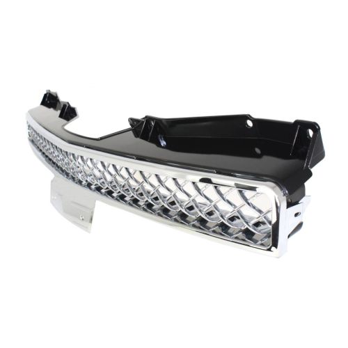 GM TRUCKS & VANS AVALANCHE GRILLE UPPER CHROME FRAME/SILVER MESH OEM#19260238 2007-2013 PL#GM1200596