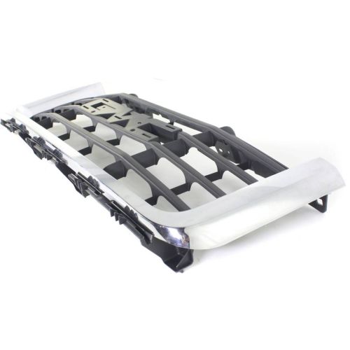 GM TRUCKS & VANS SIERRA/PU 1500 (GMC) GRILLE ASSEMBLY CHR/BLK(CHR FRAME/ 4 BLACK BAR) OEM#25825523 2007-2008 PL#GM1200613