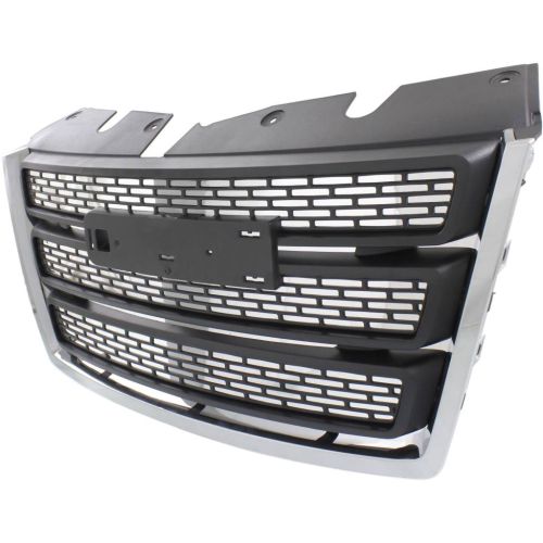 GM TRUCKS & VANS TERRAIN /TERRAIN DENALI (GMC) GRILLE ASSY CHROME FRAME/BLACK INNER (WO/CHROME PKG)(EXC DENALI)**CAPA** OEM#22764303 2010-2015 PL#GM1200630C