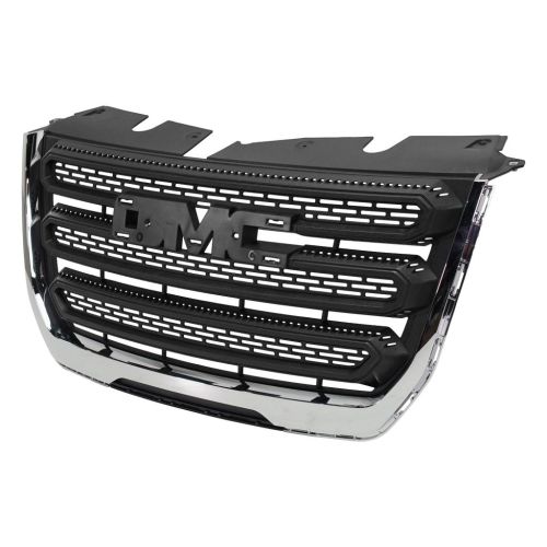 GM TRUCKS & VANS TERRAIN /TERRAIN DENALI (GMC) GRILLE MAT-BLACK (W/CHROME FRAME)(SL/SLE)**CAPA** OEM#23379208 2016-2017 PL#GM1200723C