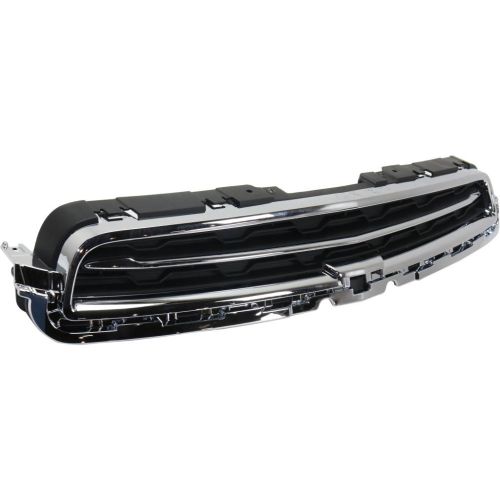 GM TRUCKS & VANS TRAX GRILLE UPPER CHROME FRAME /BLK W/CHR MOLDING INNER**CAPA** OEM#94560930 2015-2016 PL#GM1200726C