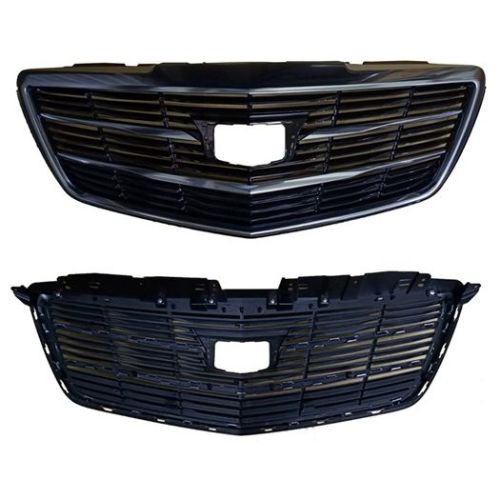 CADILLAC ATS COUPE GRILLE CHROME/BLACK (WO/ADAPTIVE CRUISE) OEM#22879627 2015-2019 PL#GM1200775