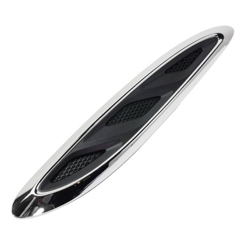 BUICK ENCLAVE HOOD MLDG SIDE LEFT (Driver Side) CHROME/BLACK OEM#23142431 2013-2017 PL#GM1239108