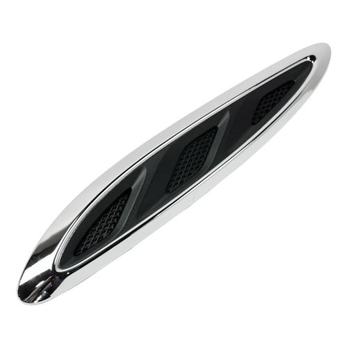 BUICK ENCLAVE HOOD MLDG SIDE RIGHT (Passenger Side) CHROME/BLACK OEM#23142430 2013-2017 PL#GM1239109