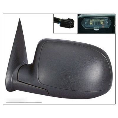 GM TRUCKS & VANS TAHOE (CHEVY) (NEW STYLE) DOOR MIRROR LEFT (Driver Side) PWR/HTD/PUDDLE LAMP (TXT CVR) OEM#15179836 2000-2002 PL#GM1320249