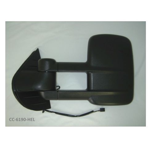 GM TRUCKS & VANS SIERRA/PU 1500  (GMC) DOOR MIRROR LEFT (Driver Side) PWR/HTD (W/TOW)(DUAL ARM)(no signal in glass) OEM#20862098-PFM 2007-2013 PL#GM1320407