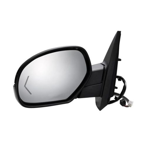 GM TRUCKS & VANS SIERRA/PU 2500/3500 DOOR MIRROR LEFT (Driver Side) (Driver Side) PWR/HTD/SIGNAL/PUDDLE LAMP/MEMORY/P-FOLD (TXT-BLACK)(WO/DIMM OEM#20756892-PFM 2011-2014 PL#GM1320502