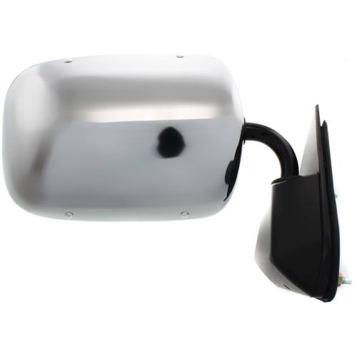 GM TRUCKS & VANS TAHOE (CHEVY) (HEAD/LAMP & C/L 2pcs Design ) MIRROR RIGHT (Passenger Side) CHROME MANUAL (BELOW EYELINE) OEM#15697332 1995-2000 PL#GM1321103