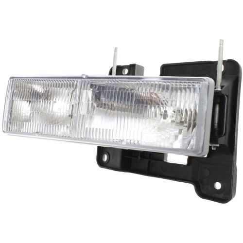 GM TRUCKS & VANS TAHOE (CHEVY) (HEAD/LAMP & C/L 2pcs Design ) HEAD LAMP ASSEMBLY LEFT (Driver Side)(COMPOSITE) OEM#15034929 1995-2000 PL#GM2502101