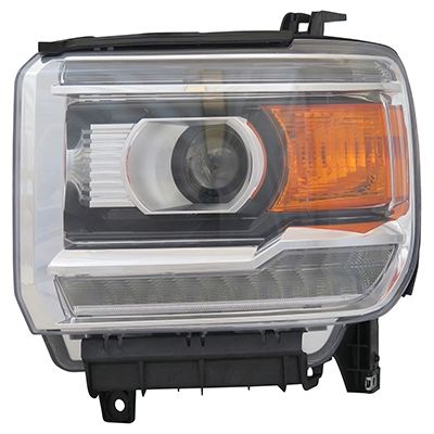 GM TRUCKS & VANS SIERRA/PU 2500/3500  (GMC) HEAD LAMP ASSY LEFT (Driver Side) (W/LED ACCENTS) OEM#84144047 2015-2017 PL#GM2502390