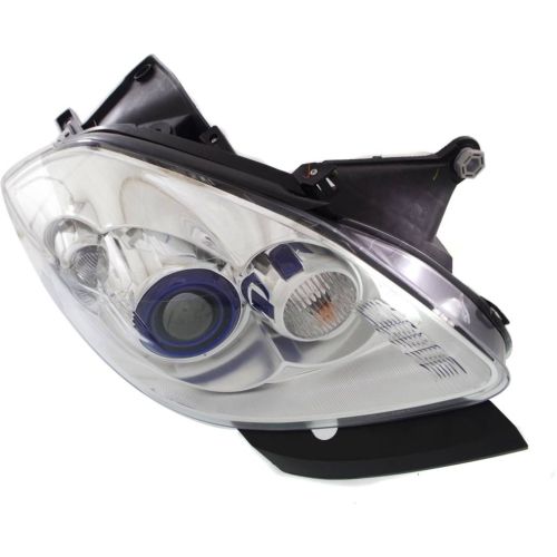 BUICK ENCLAVE  HEAD LAMP ASSY RIGHT (Passenger Side) (HID)(WO/AUTO ADJUST)(blue side marker bulb) OEM#19351937 2008-2012 PL#GM2503378