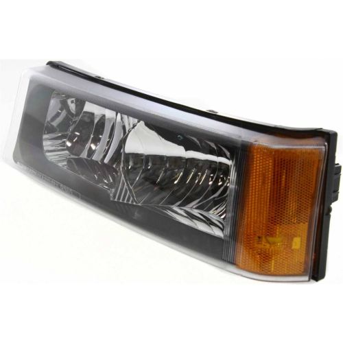 GM TRUCKS & VANS AVALANCHE PARK LAMP LEFT (Driver Side) (For W/ Steel Bmp Style) **CAPA** OEM#15199556 2002-2006 PL#GM2520185C