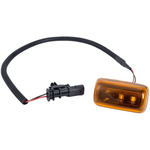 GM TRUCKS & VANS SIERRA/PU 2500/3500 REAR SIDE MARKER LAMP ASSY RIGHT (Passenger Side)=LEFT (Driver Side) (Driver Side) (YELLOW)(DUAL WHEELS) **CAPA** OEM#84871925 2015-2019 PL#GM2550205C