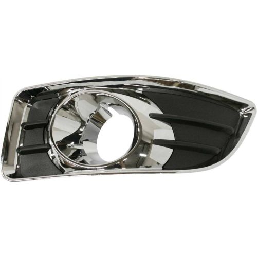 CHEVROLET MALIBU SEDAN/MAXX HATCHBACK (W/O S/M IN BMP) FOG LAMP COVER LEFT (Driver Side) CHROME/BLACK (LT/LTZ)(W/FOG) OEM#15853501 2006-2007 PL#GM2598103
