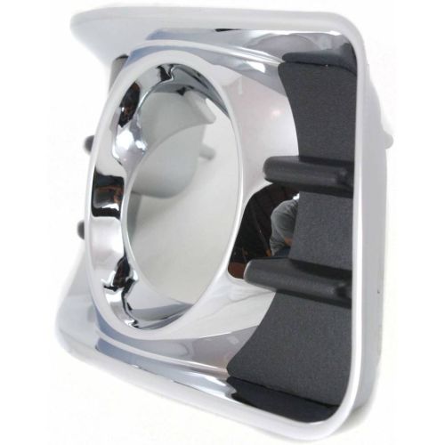 CHEVROLET MALIBU SEDAN/MAXX HATCHBACK (W/O S/M IN BMP) FOG LAMP COVER RIGHT (Passenger Side) CHR/BLK (LT/LTZ)(W/FOG) OEM#15853500 2006-2007 PL#GM2599103
