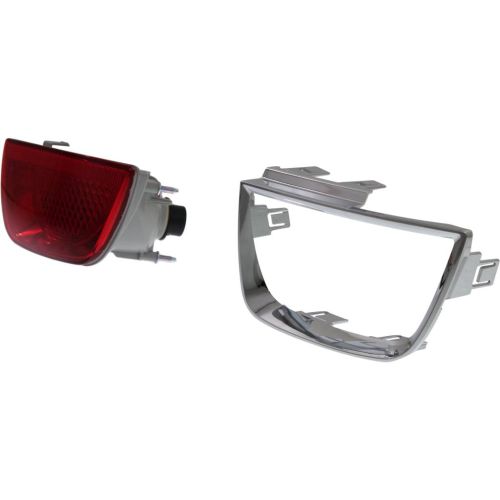 CHEVROLET CAMARO COUPE TAIL LAMP ASSY RIGHT (Passenger Side) (OUTER) W/CHROME BEZEL (HALOGEN HEAD LAMP)**CAPA** OEM#92244319 2010-2013 PL#GM2805108C