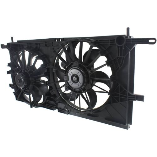 GM TRUCKS & VANS VENTURE RADIATOR & A/C FAN ASSY (W/O REAR AC)(DUAL FAN) OEM#10427858-PFM 2001-2005 PL#GM3115137