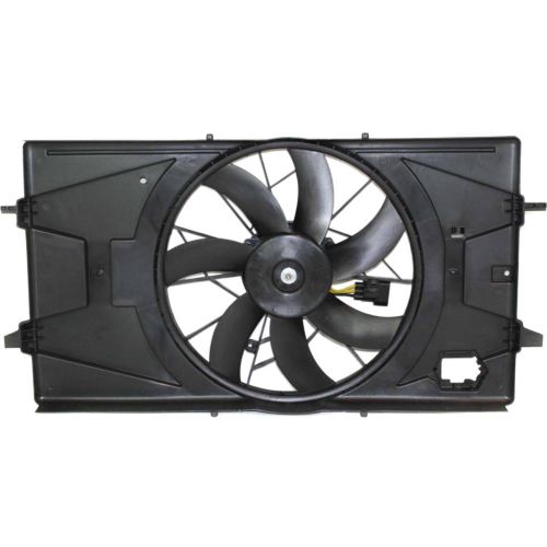 SATURN ION RADIATOR & A/C FAN ASSEMBLY (2.2/2.4L)(SINGLE FAN)(3 PIN PLUG) OEM#15860809 2003-2007 PL#GM3115177