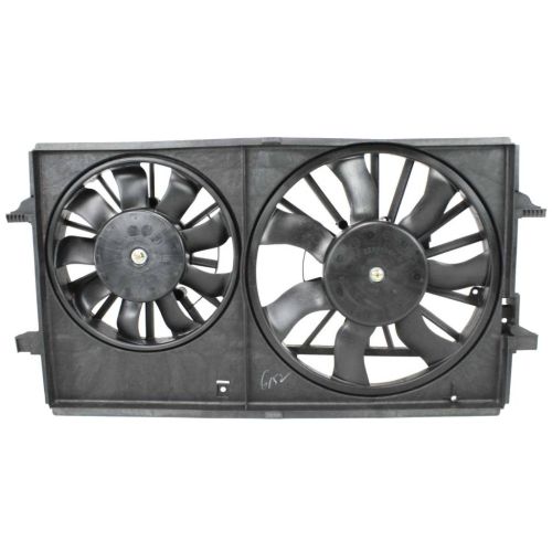 SATURN AURA HYBRID RADIATOR & A/C FAN ASSEMBLY (DUAL FAN) OEM#15788745 2007-2009 PL#GM3115178