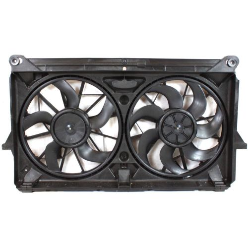 GM TRUCKS & VANS SIERRA/PU (GMC) (07 OLD STYLE) RADIATOR & A/C FAN ASSEMBLY (DUAL FAN) OEM#89023365-PFM 2005-2007 PL#GM3115212
