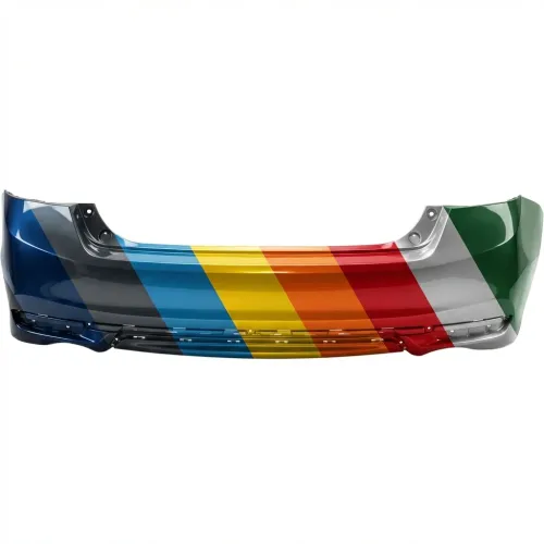 HONDA ACCORD SEDAN REAR BUMPER COVER PRIMED (4/6 CYL) (DUAL EXHAUST)(W/ SENSOR) **CAPA** OEM#71500T2FA80ZZ 2016-2017 PL#HO1100293C