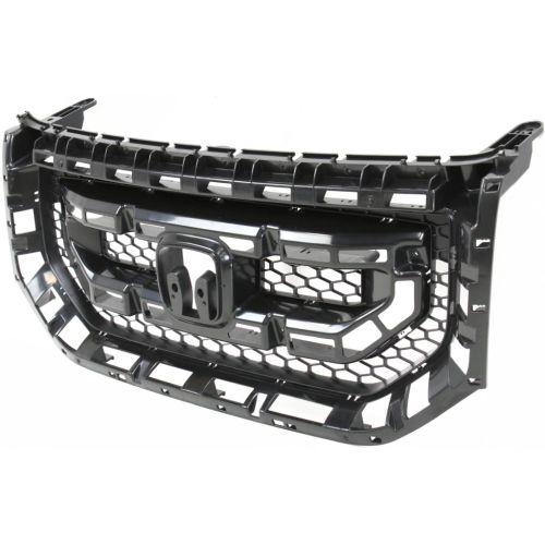 HONDA PILOT GRILLE BLACK (WO/MLDGS)**CAPA** OEM#75101SZAA01ZA 2009-2011 PL#HO1200200C