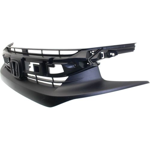 HONDA CIVIC SEDAN GRILLE TEXT-BLK (EXC SI)**CAPA** OEM#71121TBAA01 2016-2018 PL#HO1200231C
