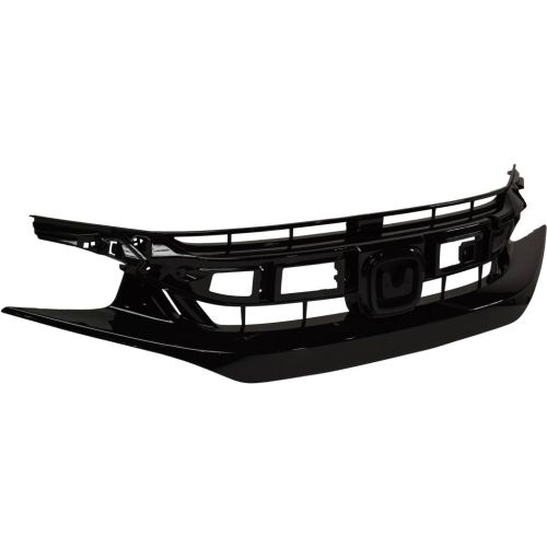 HONDA CIVIC SEDAN  GRILLE PTD-BLACK (SPORT) **CAPA** OEM#71121TBAA61 2019-2021 PL#HO1200242C