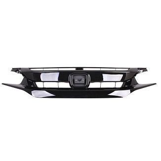 HONDA CIVIC HATCHBACK  (EXC TYPE R) GRILLE PTD-BLACK OEM#71121TGGA51 2020-2021 PL#HO1200248