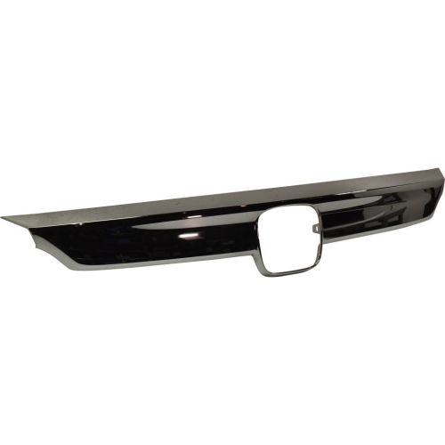HONDA ACCORD SEDAN GRILLE MLDG UPPER CENTER SMOKE-CHROME (SPORT) OEM#71122TVAA11 2018-2020 PL#HO1210161