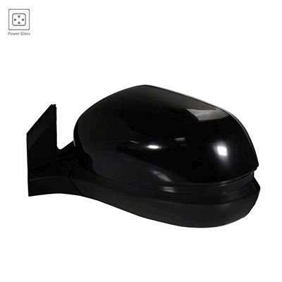 HONDA PILOT  DOOR MIRROR LEFT (Driver Side) PWR/NON-HTD (BLACK CVR) OEM#76250TG8A21ZD 2017-2018 PL#HO1320305