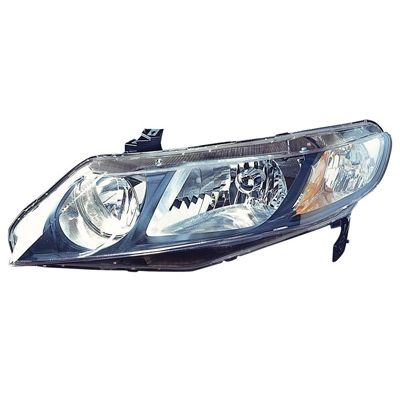 HONDA CIVIC SEDAN HEAD LAMP UNIT LEFT (Driver Side) OEM#33151SNCA01 2009-2011 PL#HO2502127