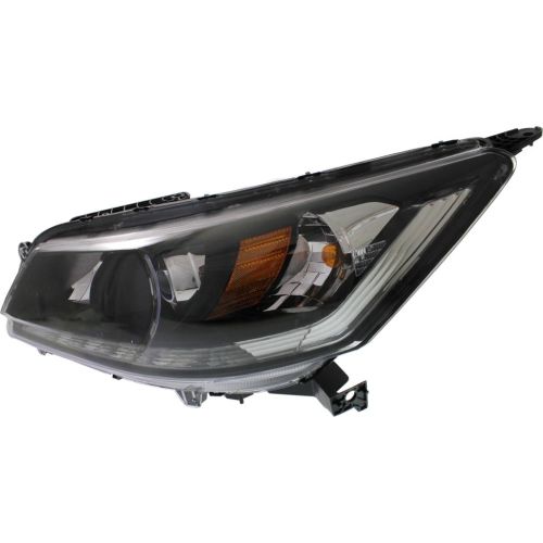 HONDA ACCORD SEDAN HEAD LAMP ASSEMBLY LEFT (Driver Side) (6 CYL)(HALOGEN)(LED DAYTIME RUNNING) OEM#33150T2AA11 2013-2015 PL#HO2502156