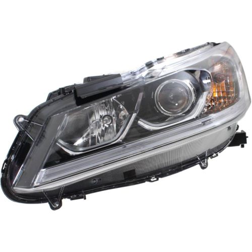HONDA ACCORD SEDAN HEAD LAMP ASSEMBLY LEFT (Driver Side) (HALOGEN)(WO/LED DRL) LX OEM#33150T2AA61 2016-2017 PL#HO2502168