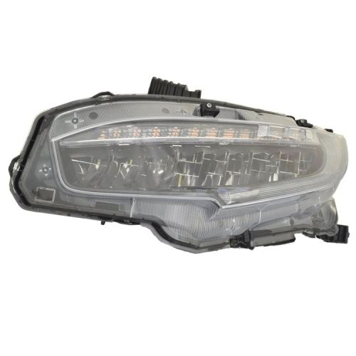 HONDA CIVIC COUPE HEAD LAMP ASSY LEFT (Driver Side) (LED) **CAPA** OEM#33150TBAA23 2020-2021 PL#HO2502199C