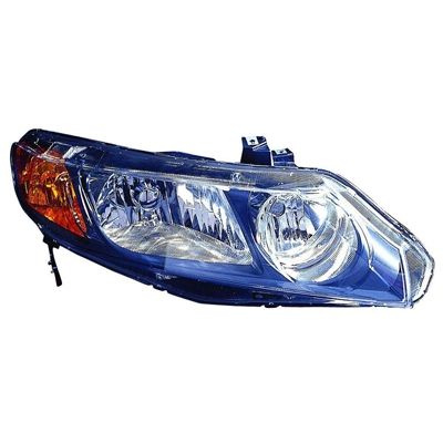 HONDA CIVIC SEDAN HEAD LAMP UNIT RIGHT (Passenger Side)**CAPA** OEM#33101SNAA02 2006-2008 PL#HO2503125C