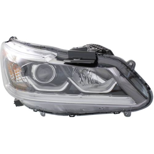 HONDA ACCORD SEDAN  HEAD LAMP ASSEMBLY RIGHT (Passenger Side) (HALOGEN) W/LED DRL OEM#33100T2AA81 2013-2017 PL#HO2503169