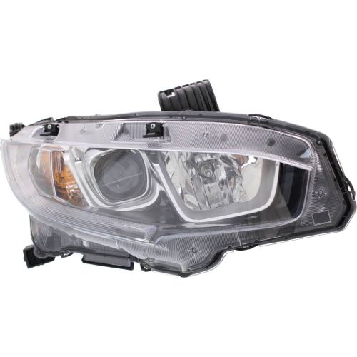 HONDA CIVIC HATCHBACK (EXC TYPE R) HEAD LAMP ASSEMBLY RIGHT (Passenger Side) (HALOGEN) OEM#33100TBAA01 2017-2019 PL#HO2503173
