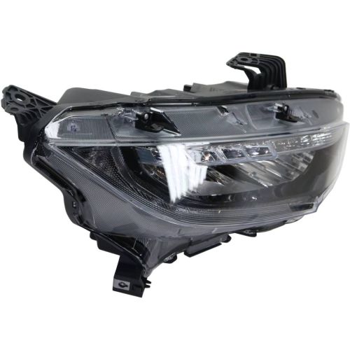 HONDA CIVIC HATCHBACK (EXC TYPE R) HEAD LAMP ASSEMBLY RIGHT (Passenger Side) (LED)**CAPA** OEM#33100TBAA11 2017-2019 PL#HO2503176C