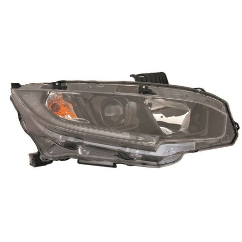 HONDA CIVIC SEDAN  HEAD LAMP ASSY RIGHT (Passenger Side) (HALOGEN)(BLACK BEZEL) OEM#33100TBAA31 2019-2021 PL#HO2503192