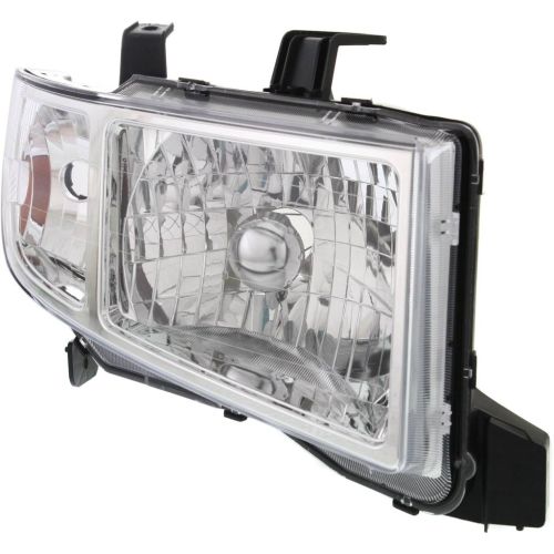 HONDA RIDGELINE HEAD LAMP UNIT RIGHT (Passenger Side)(CHR BEZEL)(EXC SPORT) **CAPA** OEM#33101SJCA11 2009-2014 PL#HO2519128C