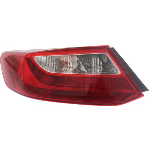 HONDA ACCORD COUPE TAIL LAMP ASSEMBLY LEFT (Driver Side) **CAPA** OEM#33550T3LA01 2013-2015 PL#HO2800185C
