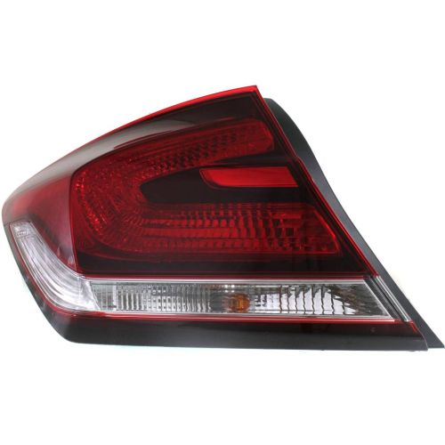 HONDA CIVIC SEDAN TAIL LAMP ASSEMBLY LEFT (Driver Side) OEM#33550TR0A51 2013-2015 PL#HO2804102